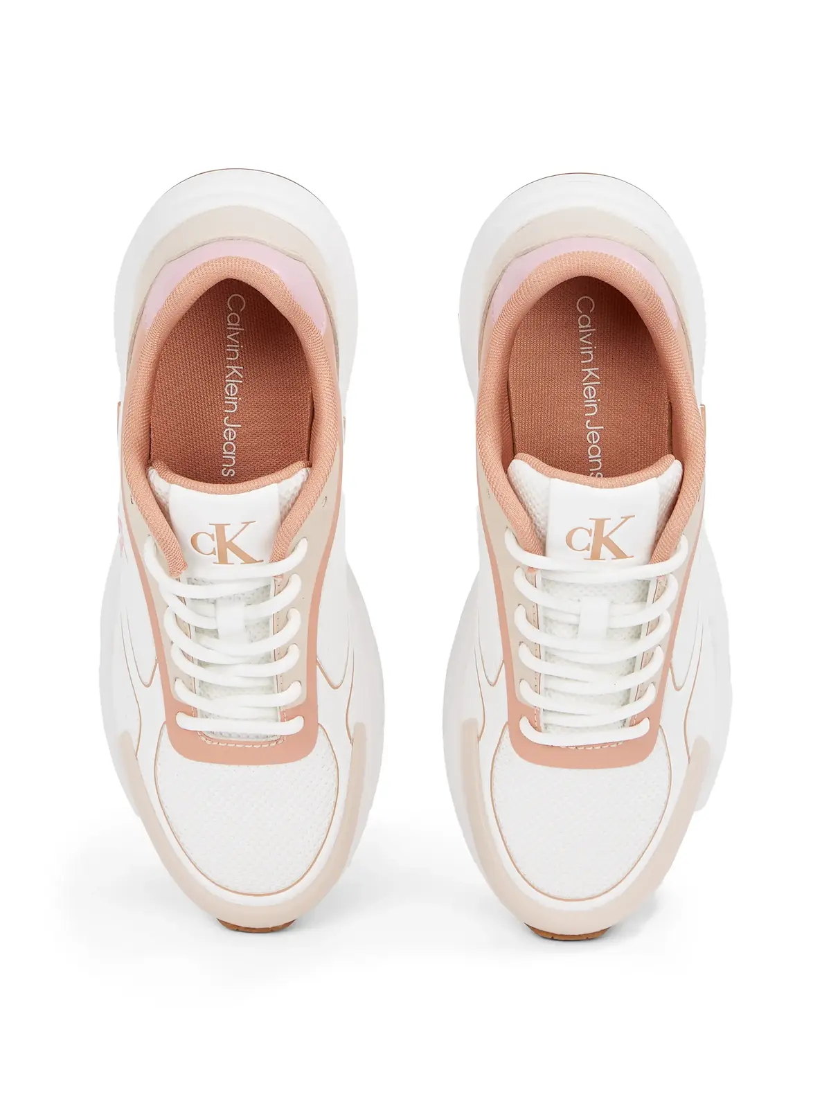 Calvin Klein RETRO TENNIS KNIT MG Bej Kadın Sneaker
