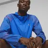 Puma RUN FAV AOP WOVEN JACKET Mavi Erkek Ceket