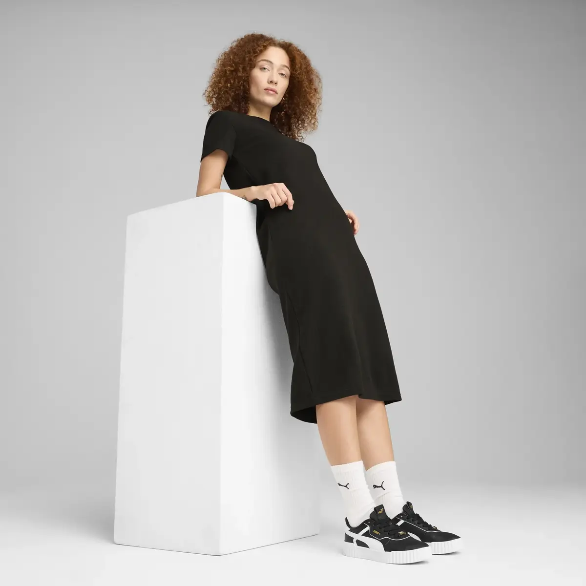 Puma HER Dress Siyah Kadın Elbise