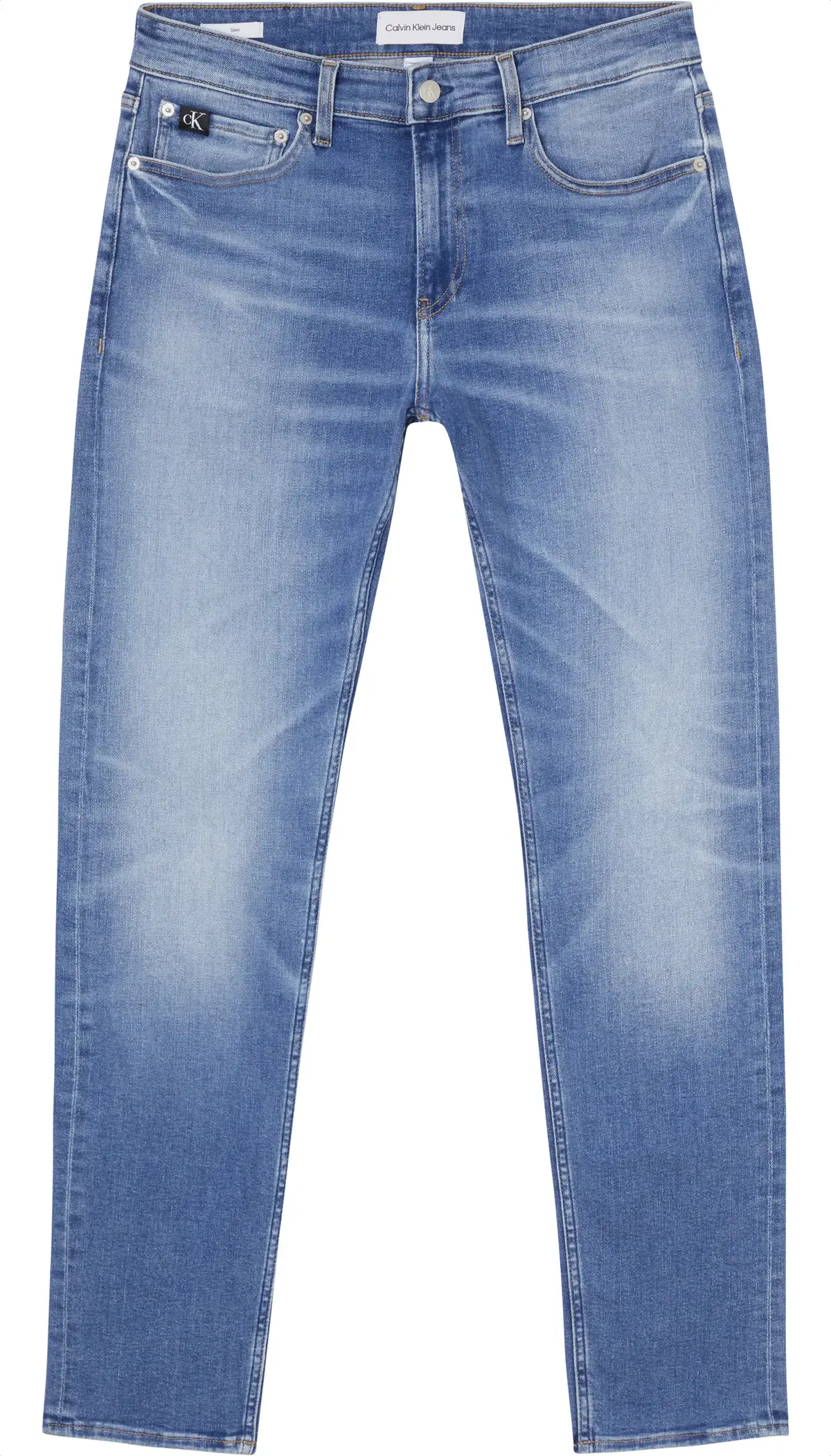 Calvin Klein SLIM Erkek Mavi Kot Pantolon