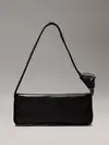 Calvin Klein KNOTTED SHOULDER BAG, BEH Siyah Kadın Çanta