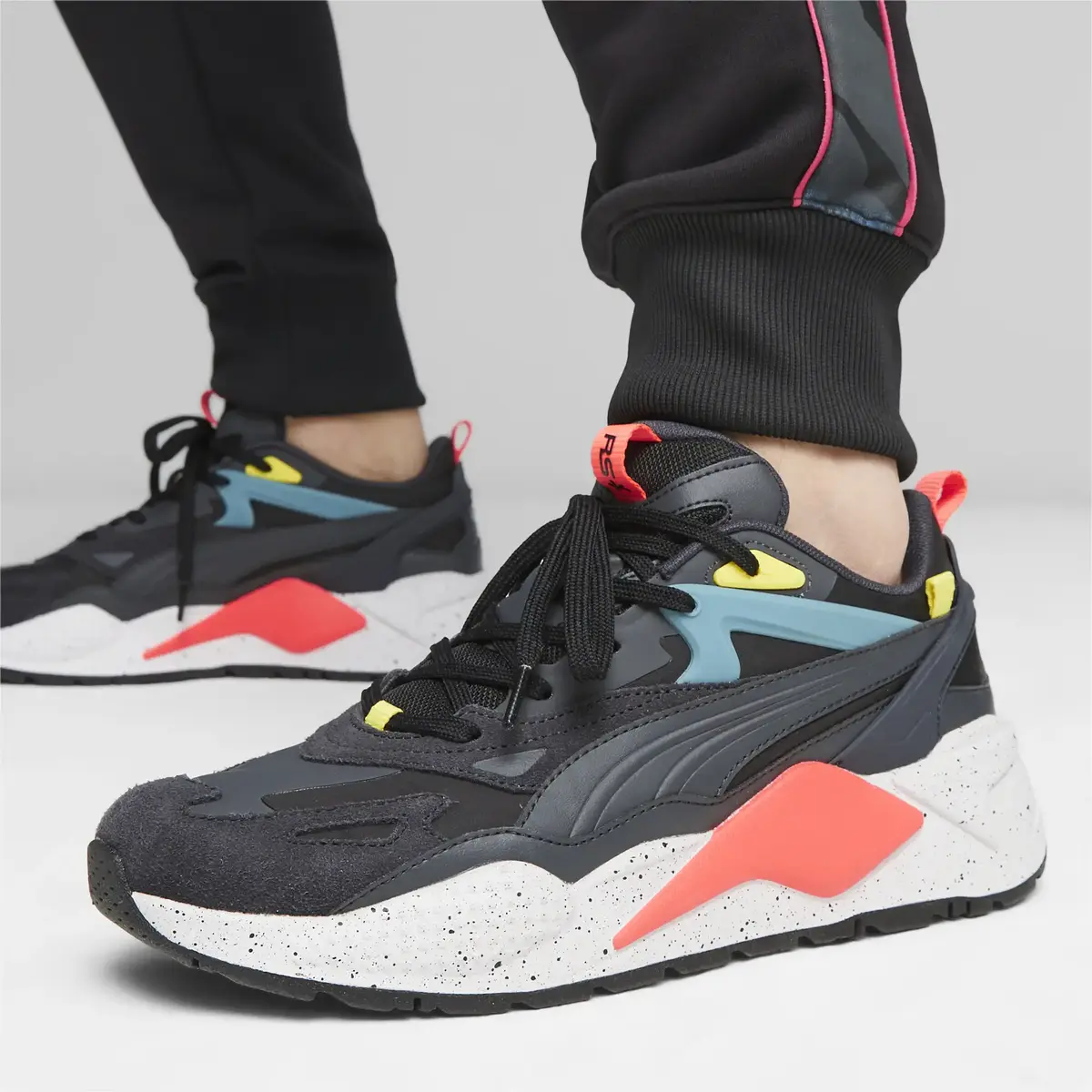 Puma RS-X Efekt Speckle Siyah Unisex Günlük Spor Ayakkabı