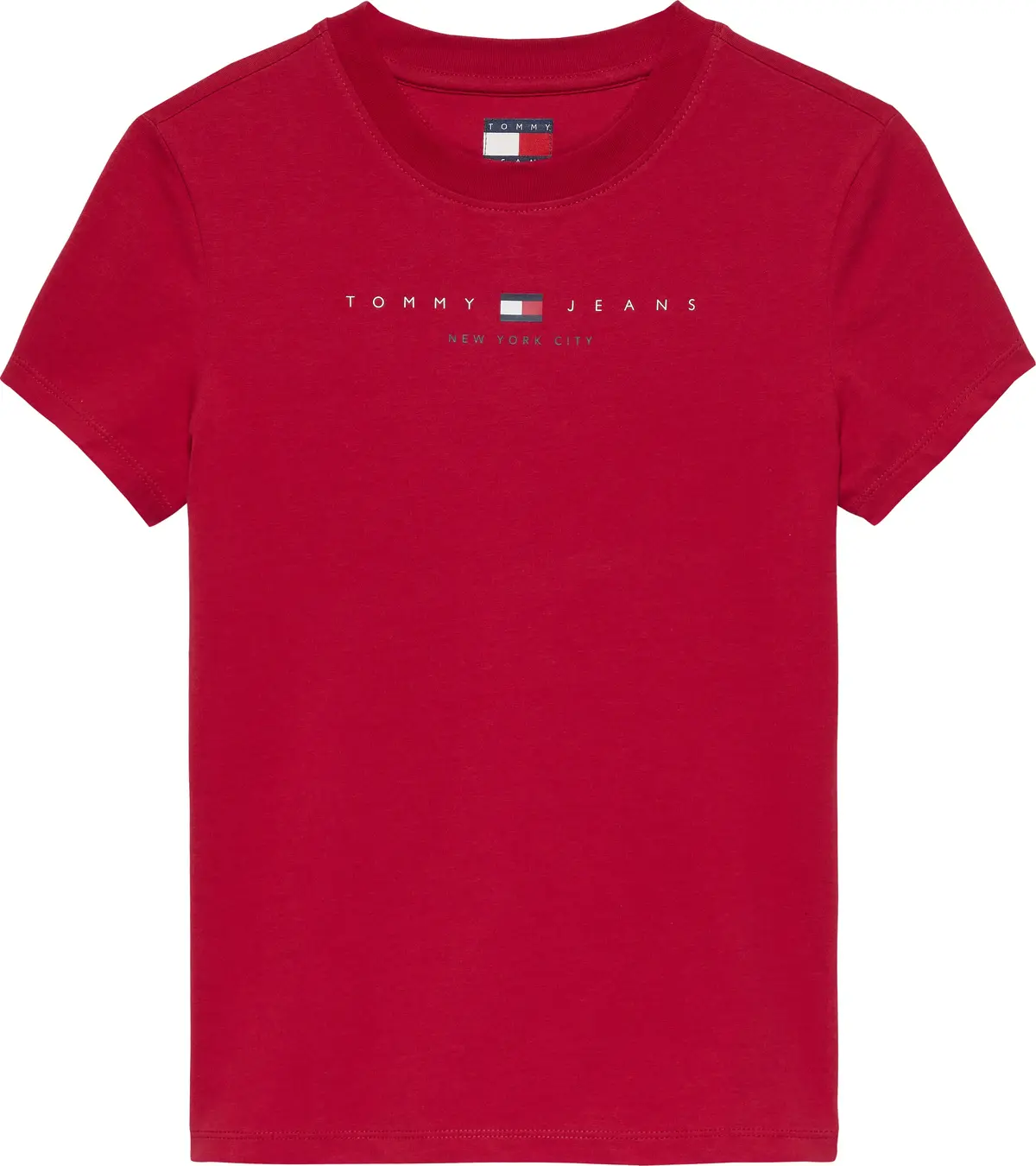 Tommy Hilfiger TJW SLIM TJ US LINEA, XLE Kırmızı Kadın T-Shirt & Polo