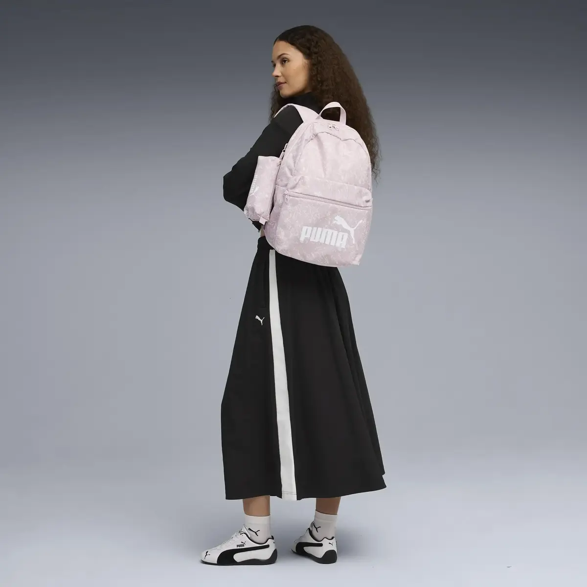 PUMA PHASE AOP Backpack Set Pembe Unisex Sırt Çantası