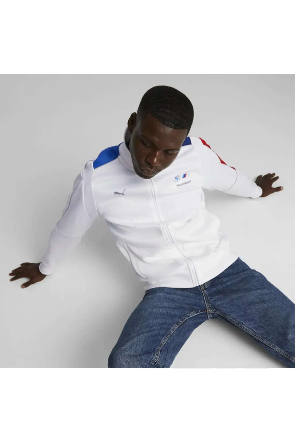 Puma Bmw Mms Mt7 Track Jacket Beyaz Erkek Track Jacket