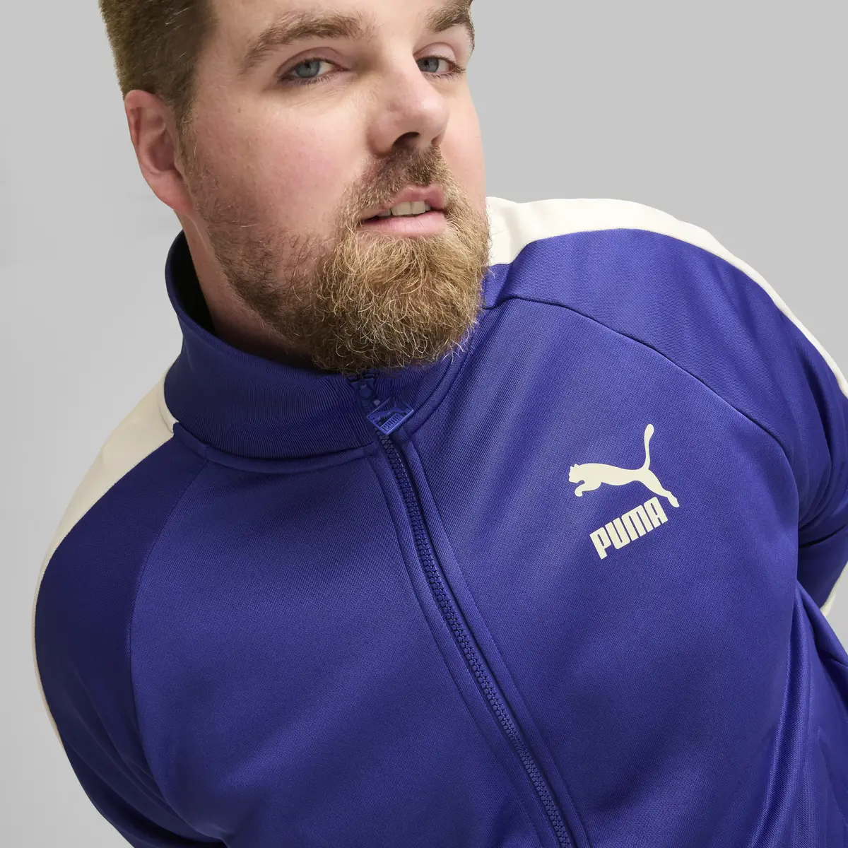 Puma T7 ICONIC Track Jacket Mor Erkek Fermuarlı Ceket