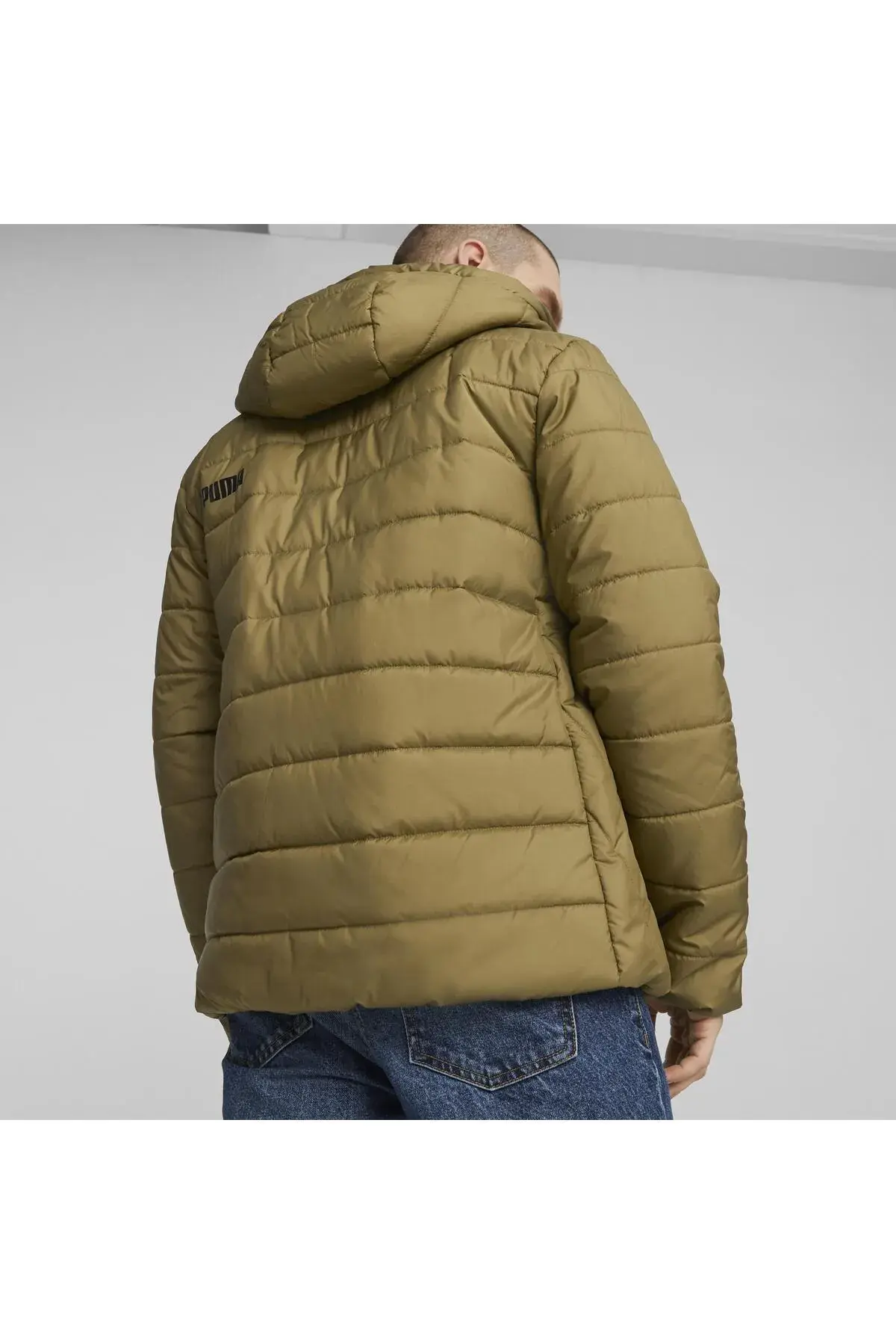 Puma ESS Hooded Padded Jacket Kahverengi Erkek Kapüşonlu Mont