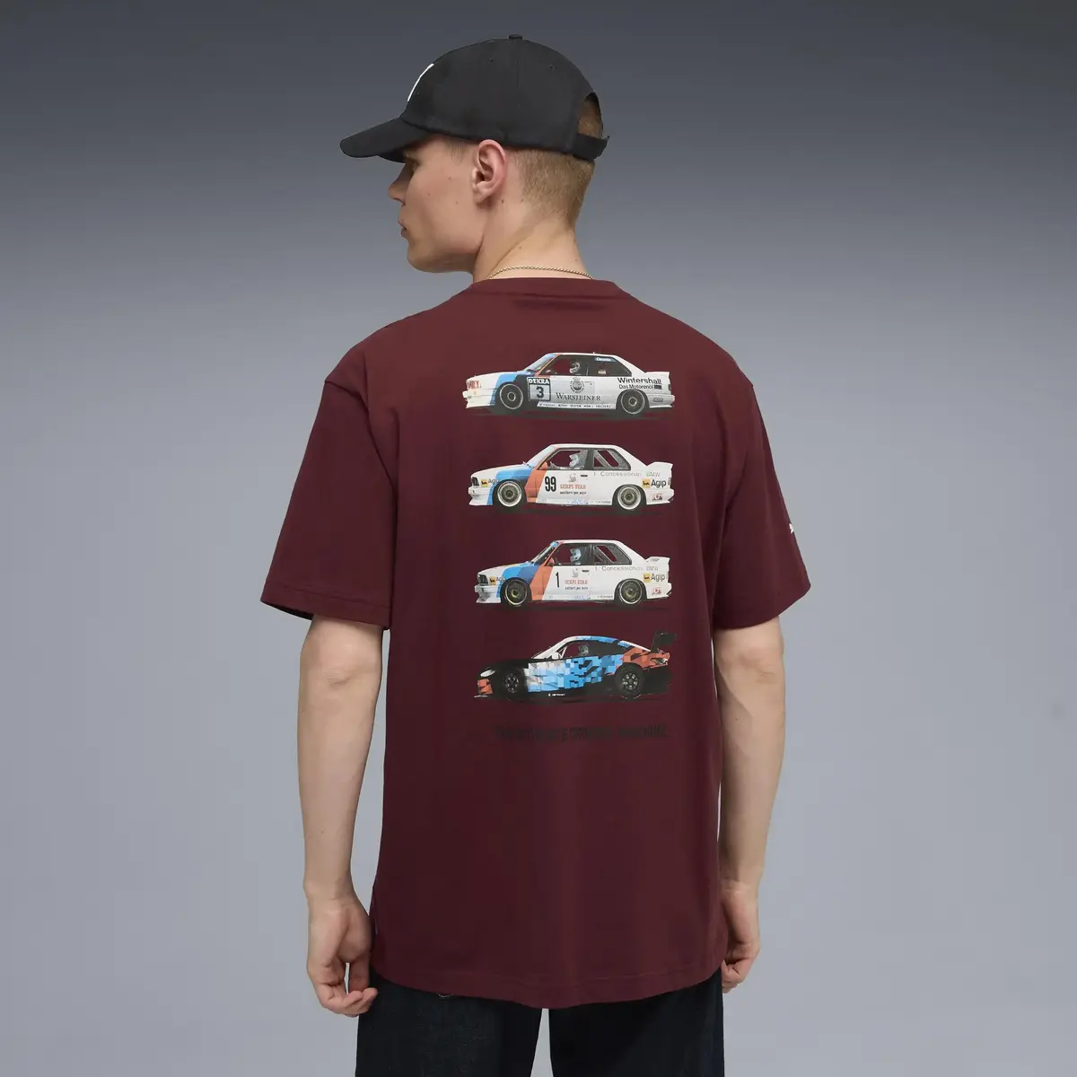 Puma BMW MMS Car Graphic Tee 2 Kırmızı Erkek T-Shirt