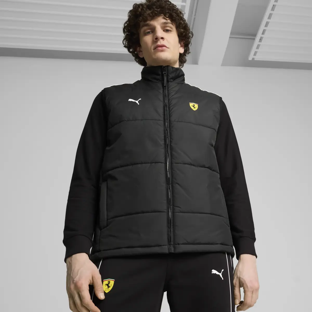 Puma Ferrari Race MT7 Vest Siyah Erkek Yelek