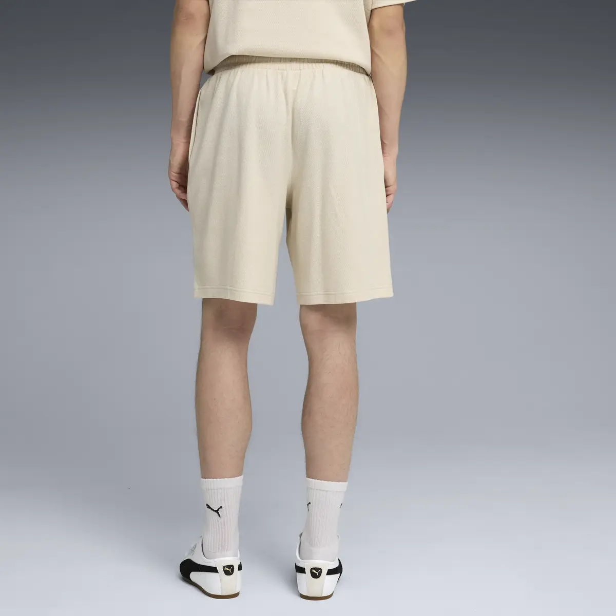 Puma ESS ELEVATED Relaxed Shorts Krem Erkek Şort