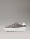 Calvin Klein FLATFORM CUP LACE UP, 0IW Gri Kadın Spor Ayakkabı & Sneaker