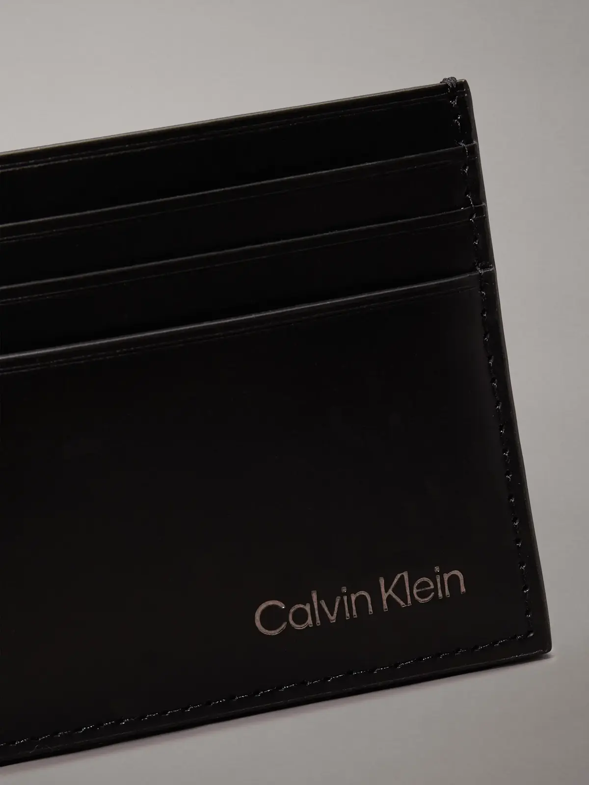 Calvin Klein CK SMOOTH CARDHOLDER Erkek Siyah Cüzdan