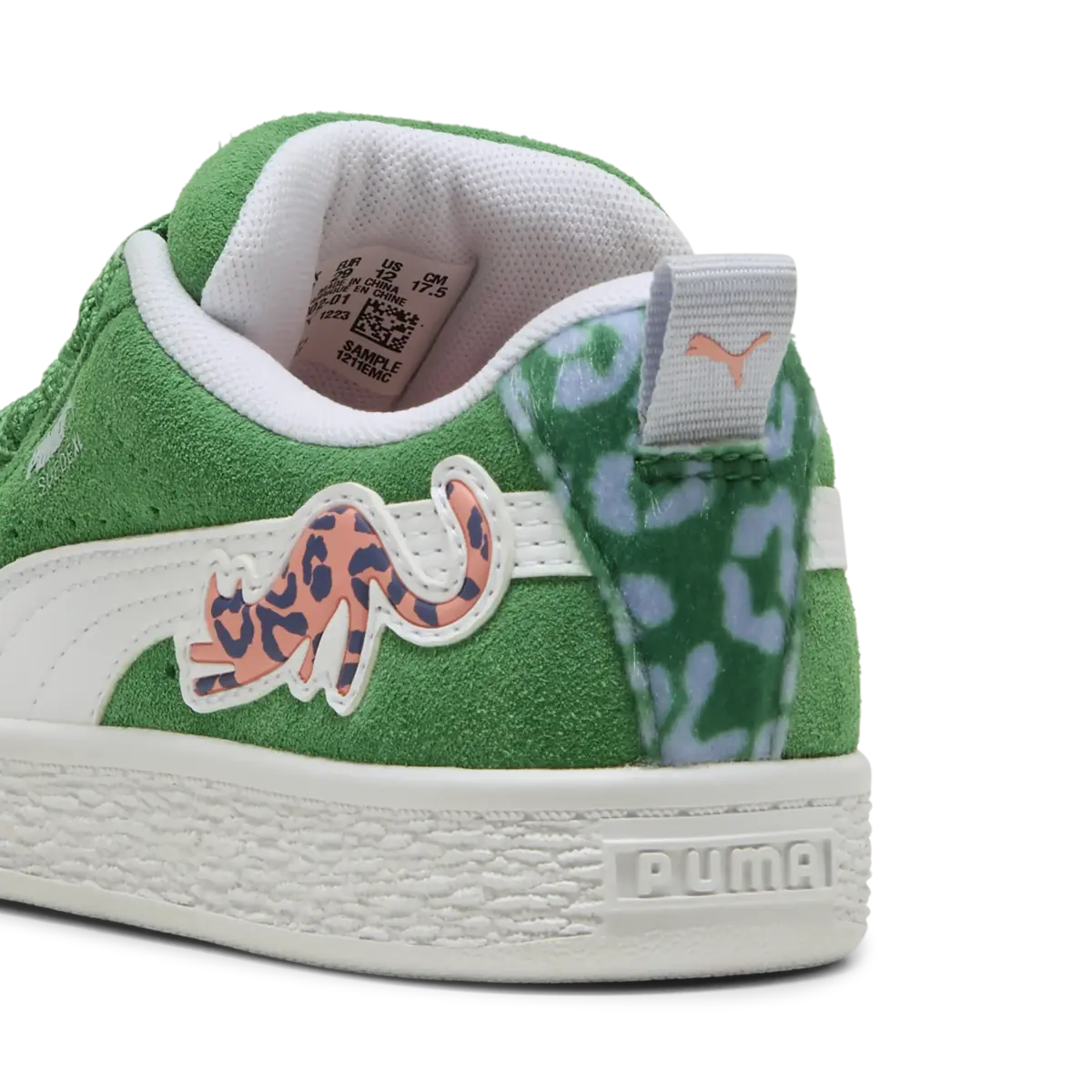 Puma Suede XL Cats Club PS Yeşil Çocuk Spor Ayakkabı