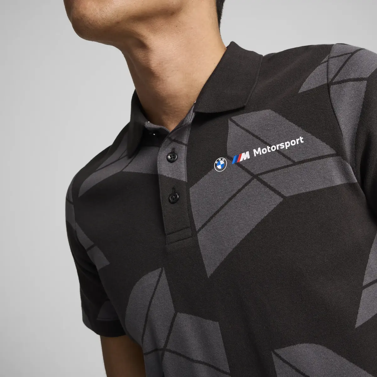 Puma BMW MMS JAQUARD POLO Siyah Erkek T-Shirt