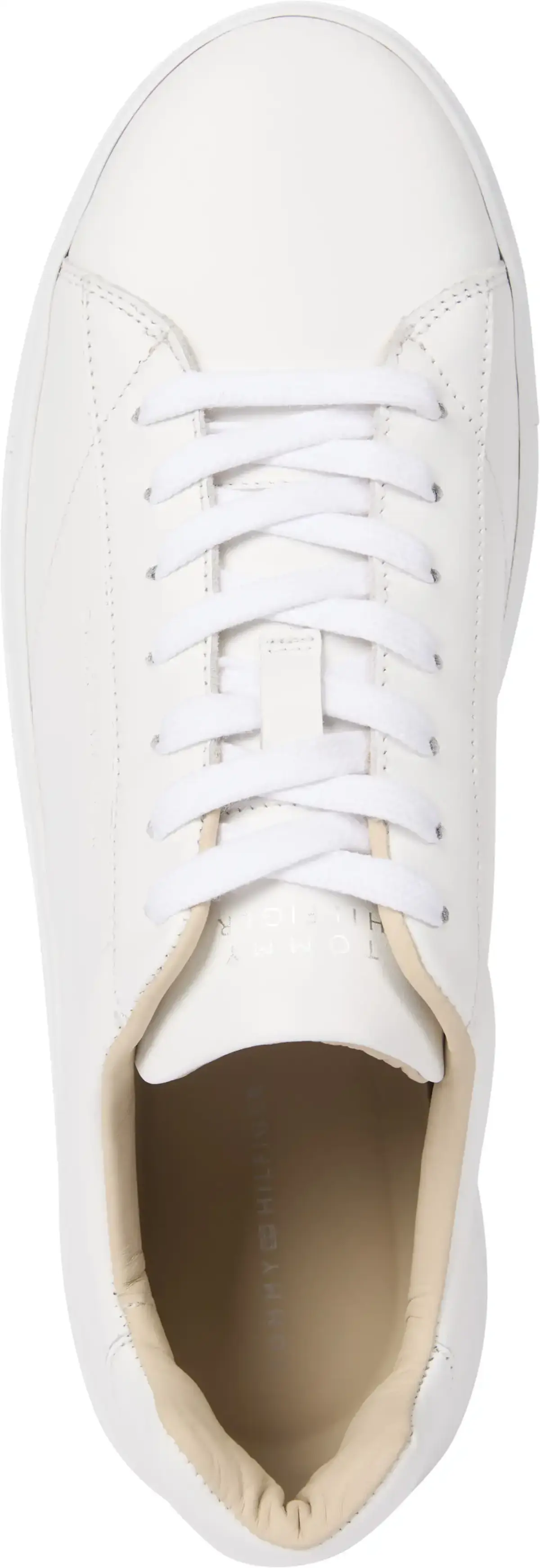 Tommy Hilfiger PREMIUM CUPSOLE LEAT, YBS Beyaz Erkek Spor Ayakkabı & Sneaker