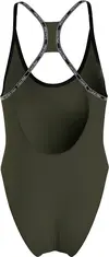 Calvin Klein RACERBACK ONEPIECE Kadın Siyah Mayo