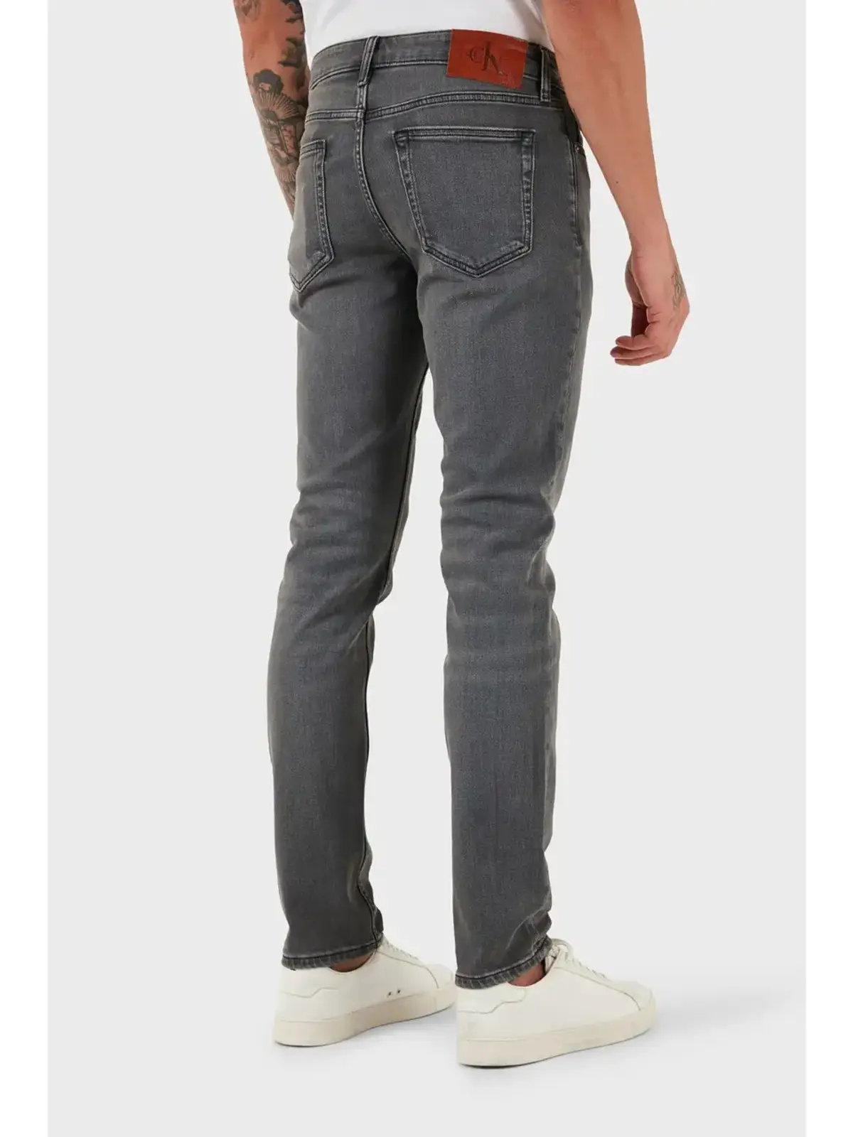 Calvin Klein SLIM TUMBLED ROCK ECO COOL JEAN Bej Erkek Jeans