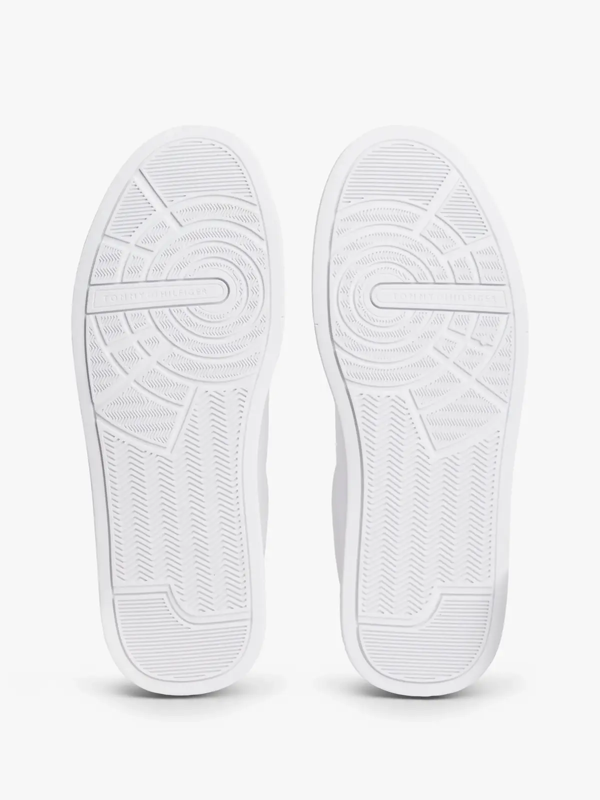 Tommy Hilfiger TH COURT LTH DETAIL, 0LD Beyaz Erkek Spor Ayakkabı & Sneaker