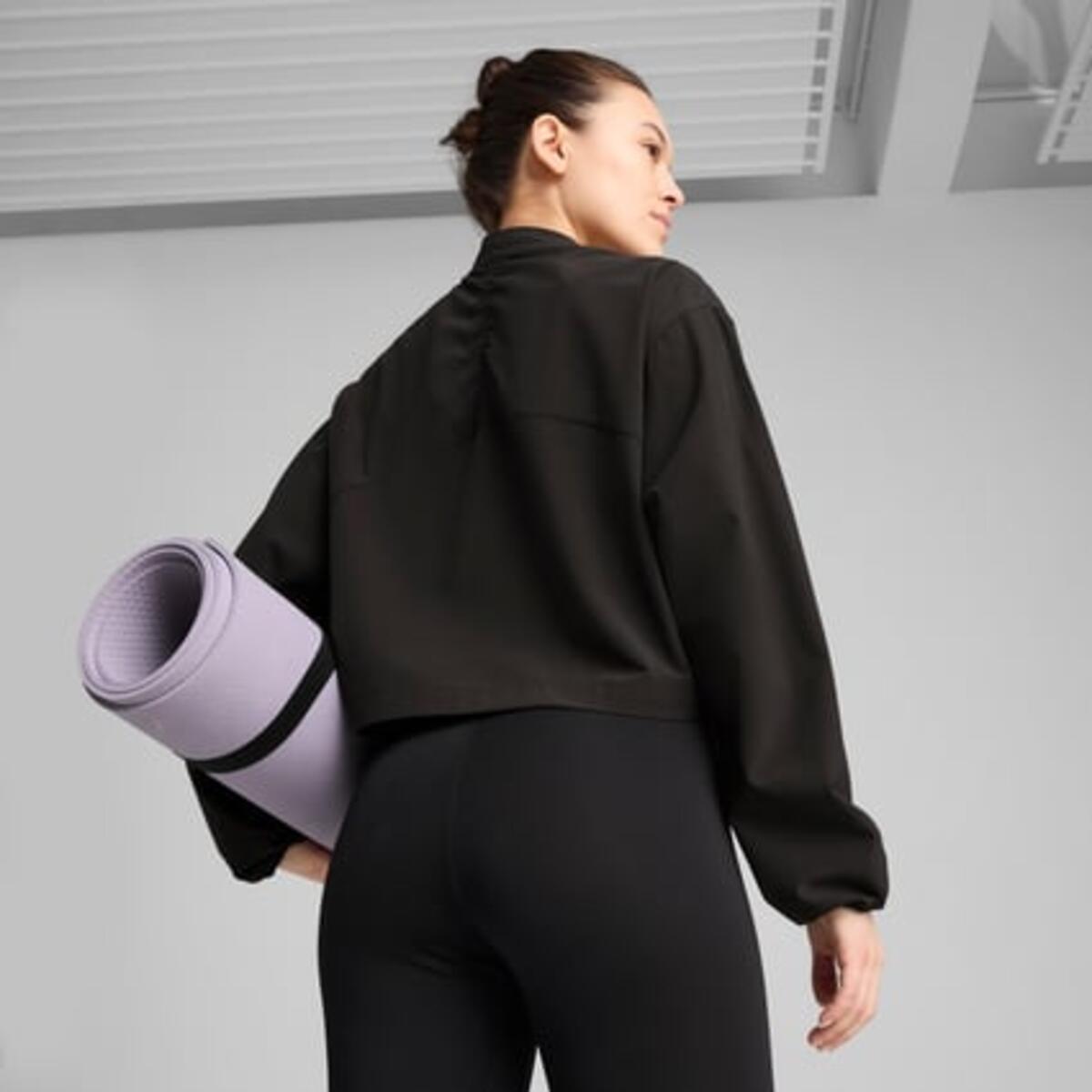 Puma MOVE FASHION JACKET Siyah Kadın Fermuarlı Ceket