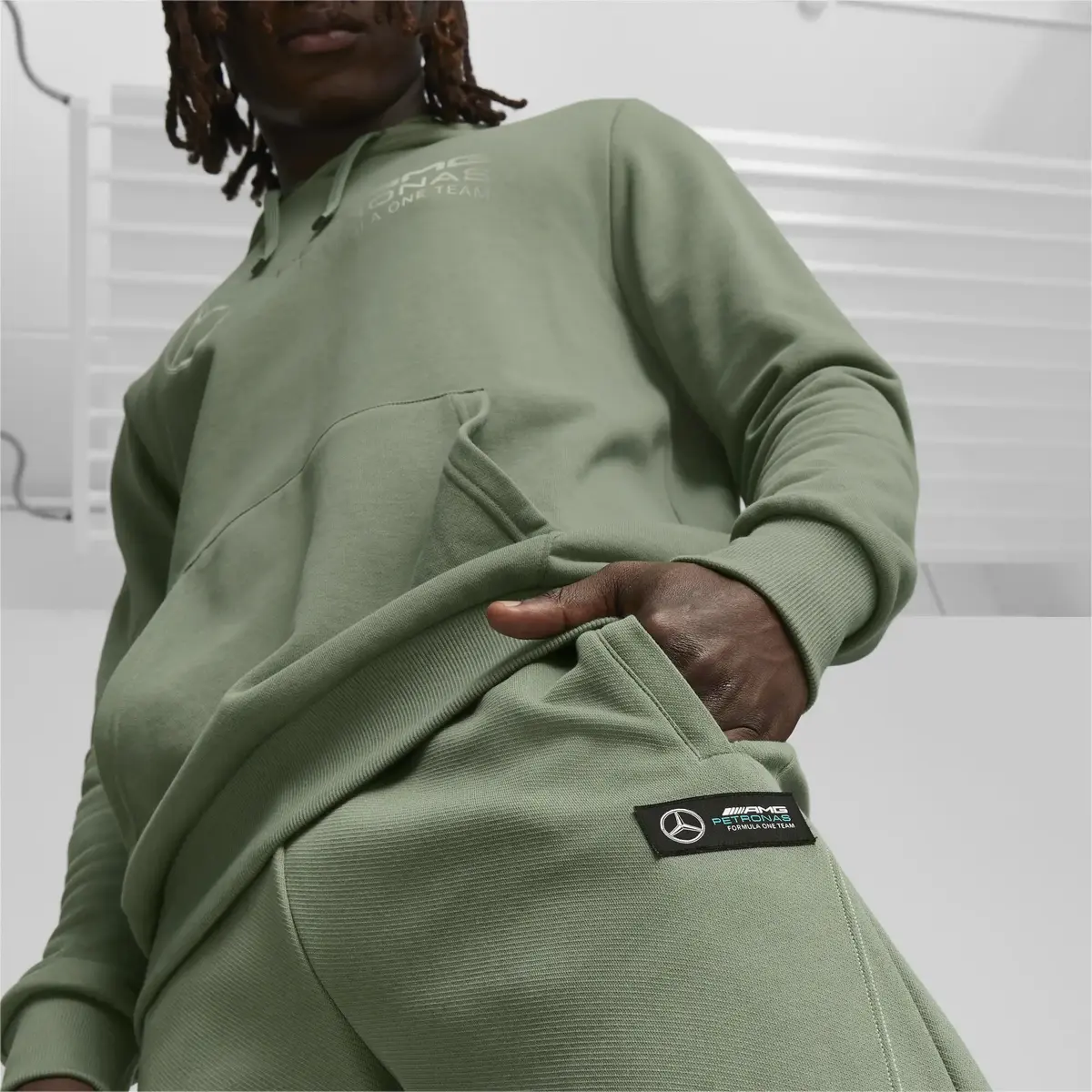 Puma MAPF1 Sweatpants, Reg/CC Yeşil Erkek Eşofman Altı