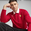 Puma Ferrari Race Jersey LS Polo Kırmızı Erkek Sweatshirt