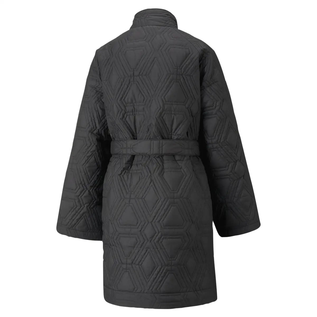 PUMA LUXE SPORT T7 AOP Robe Coat Siyah Kadın Mont