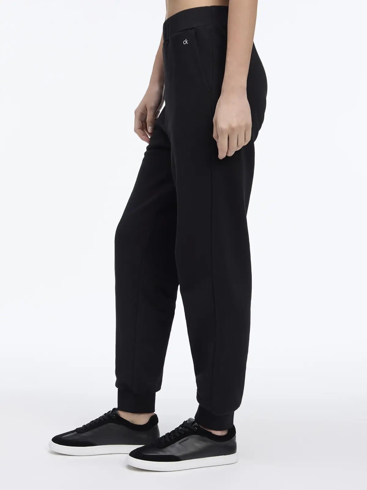 Calvin Klein CK EMB TERRY SWEATPA, BEH Siyah Kadın Eşofman Altı