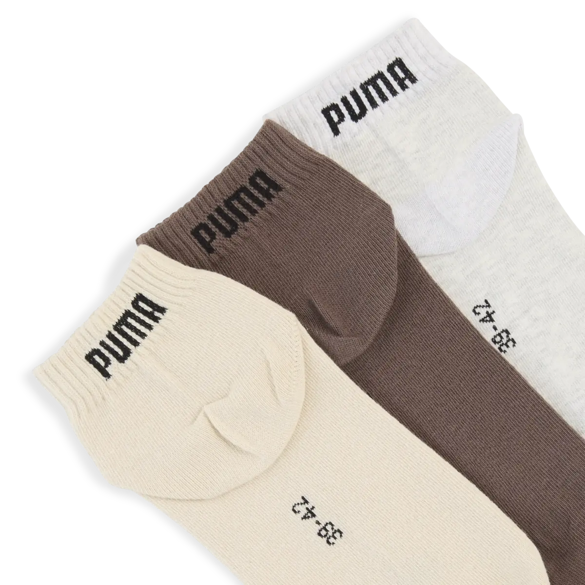 PUMA PUMA UNISEX QUARTER PLAIN 3P Kahverengi Unisex 3'lü Çorap