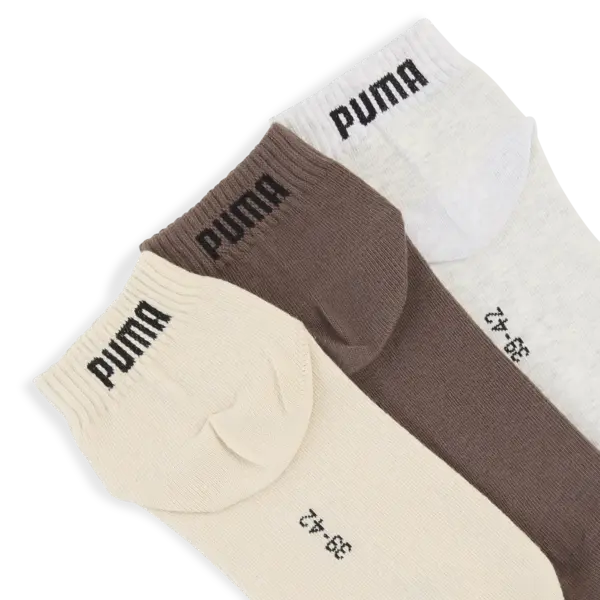 PUMA PUMA UNISEX QUARTER PLAIN 3P Kahverengi Unisex 3'lü Çorap