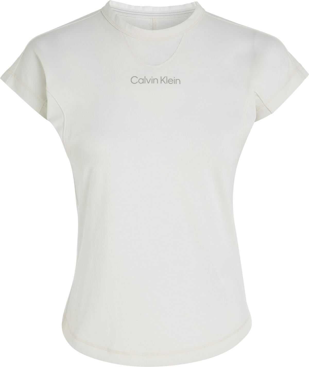 Calvin Klein HYBRID - SS T-Shirt Kadın Beyaz T-Shirt