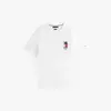 Tommy Hilfiger PALM TREE LABEL TEE Erkek Beyaz T-Shirt