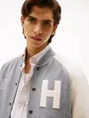 Tommy Hilfiger MIX MEDIA VARSITY BO, P01 Gri Erkek Ceket