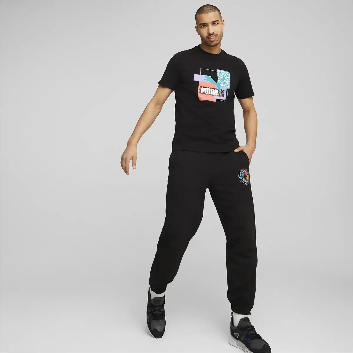 Puma SWxP Sweatpants Siyah Erkek Eşofman Altı