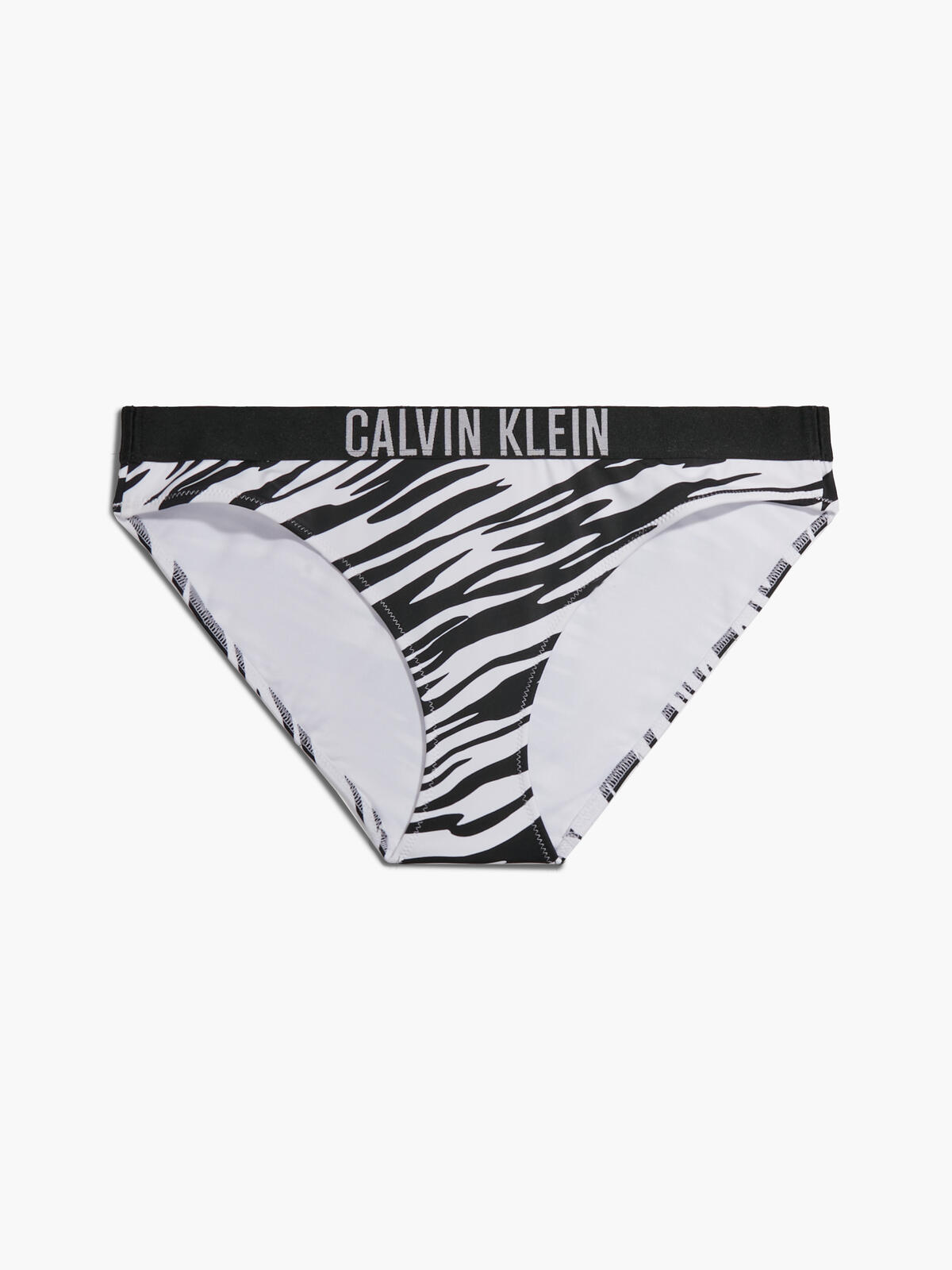 Calvin Klein CLASSIC BIKINI-PRINT Kadın Siyah Bikini Altı