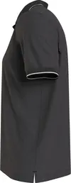 Calvin Klein STRETCH PIQUE TIPPIN Erkek Siyah Polo T-Shirt