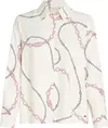 Tommy Hilfiger SOFT VISCOSE REGULAR, 01V Beyaz Kadın Gömlek