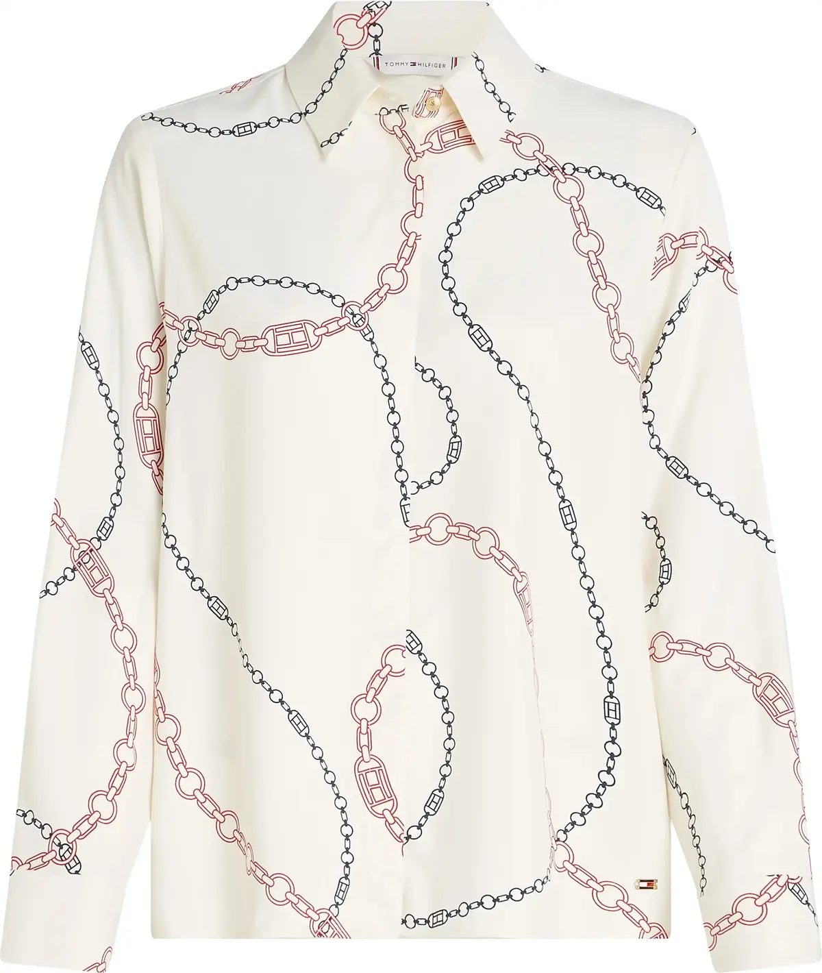 Tommy Hilfiger SOFT VISCOSE REGULAR, 01V Beyaz Kadın Gömlek