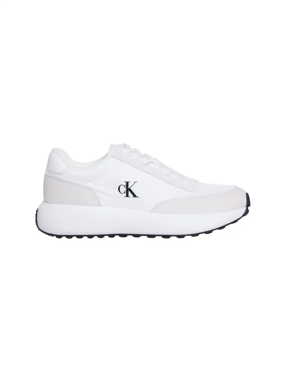 Calvin Klein ATHLE RUNNER NYLON M, 0LH Beyaz Kadın Spor Ayakkabı