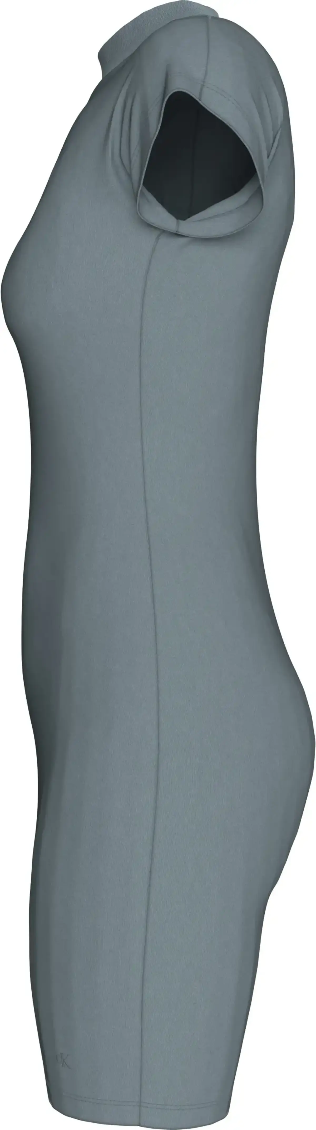 Calvin Klein WASHED CAP SLEEVE DR, PC2 Yeşil Kadın Elbise-Etek