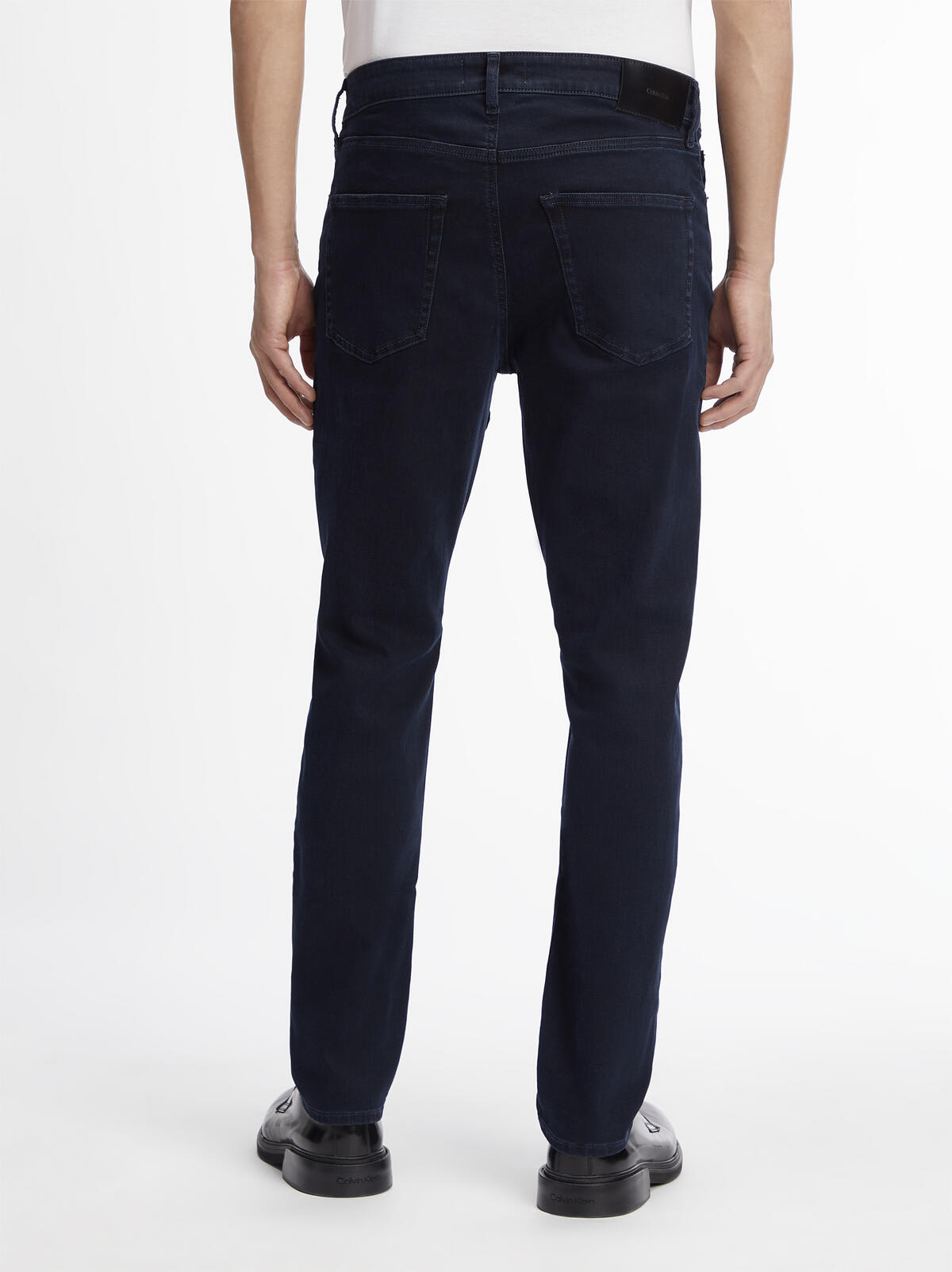 Calvin Klein TAPERED BLUE BLACK Erkek Lacivert Kot Pantolon