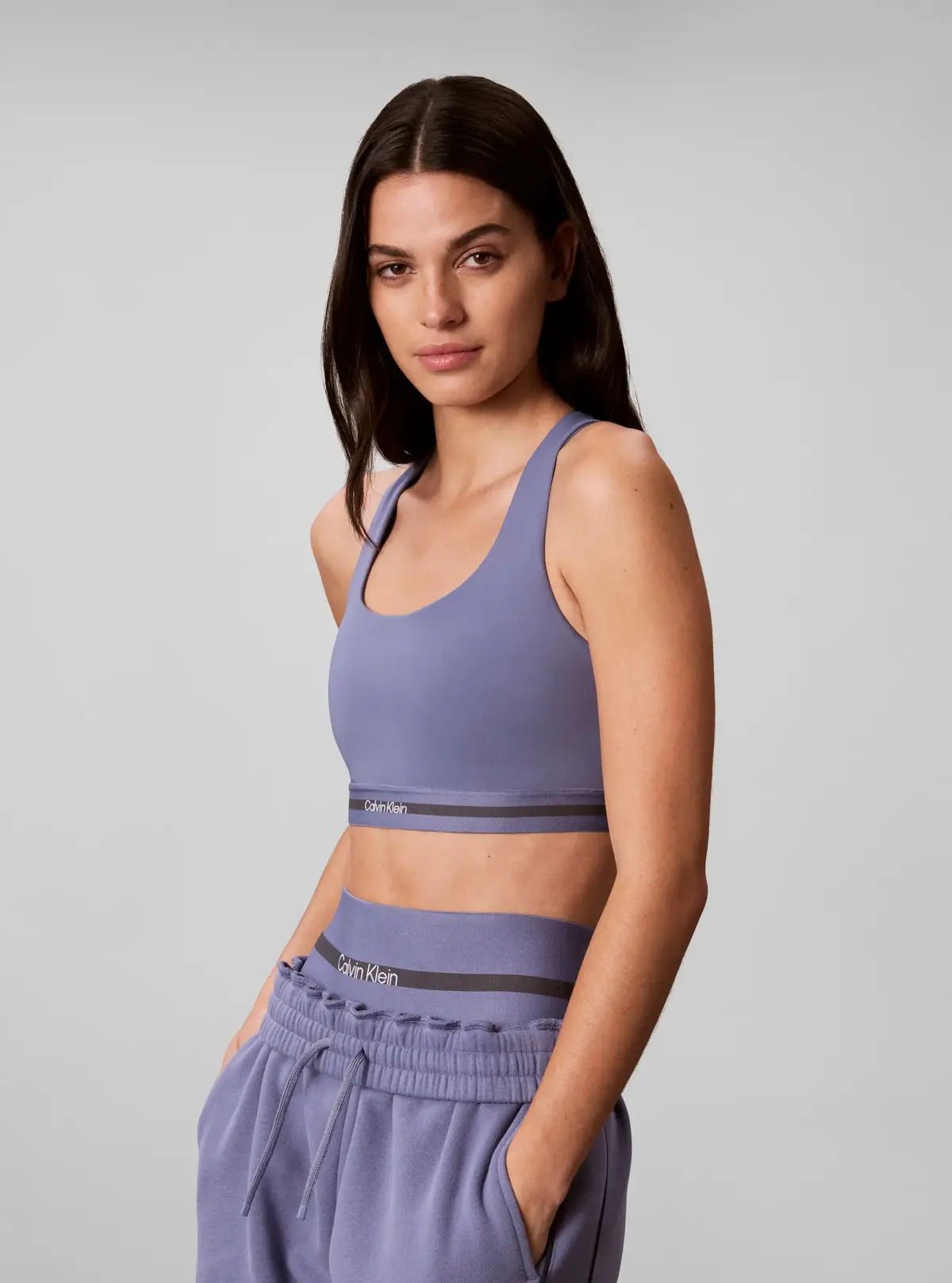 Calvin Klein Icon Sport Medium Su, C53 Mor Kadın Sporcu Sütyeni