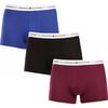 Tommy Hilfiger 3P TRUNK, 0T7 Bordo 3'lü Erkek Boxer