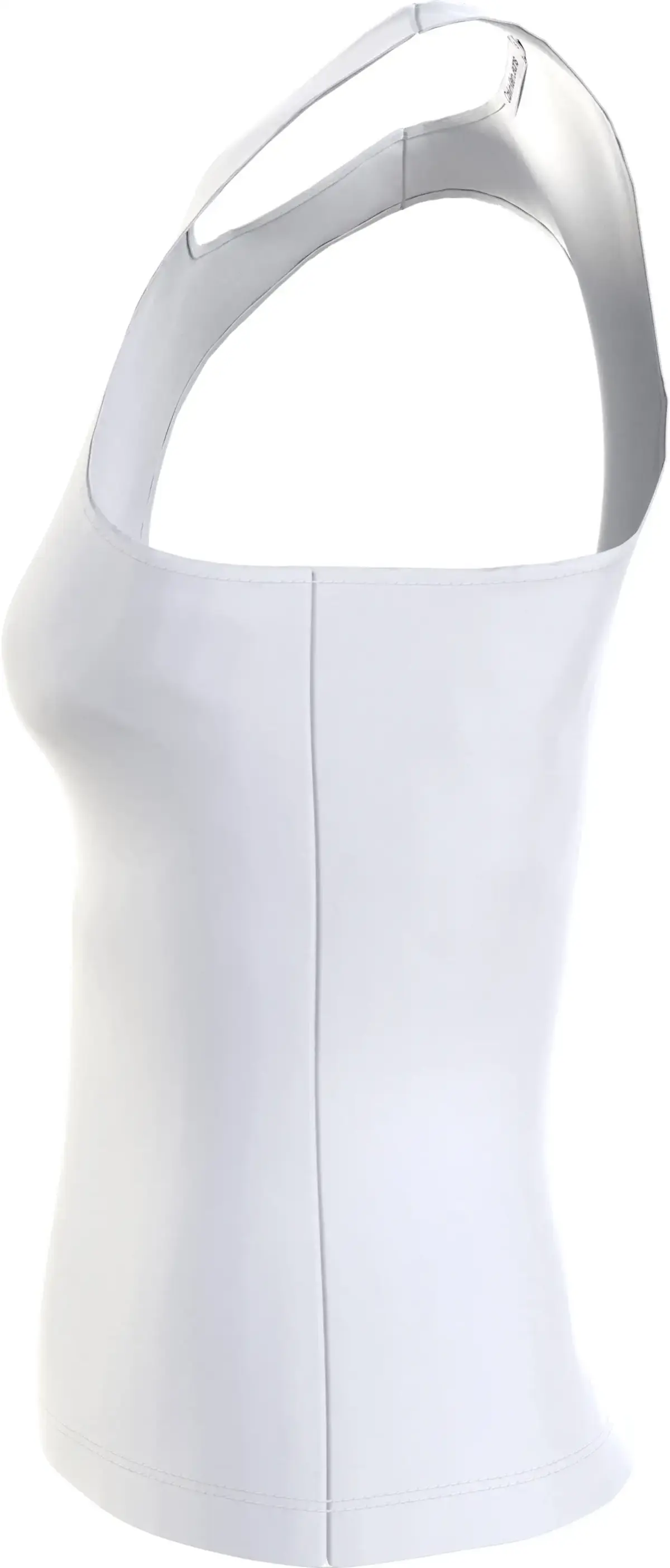 Calvin Klein MICRO MONOLOGO RACER, YAF Beyaz Kadın T-Shirt & Polo