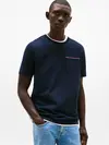 Tommy Hilfiger GLOBAL STRIPE POCKET Erkek Lacivert T-shirt