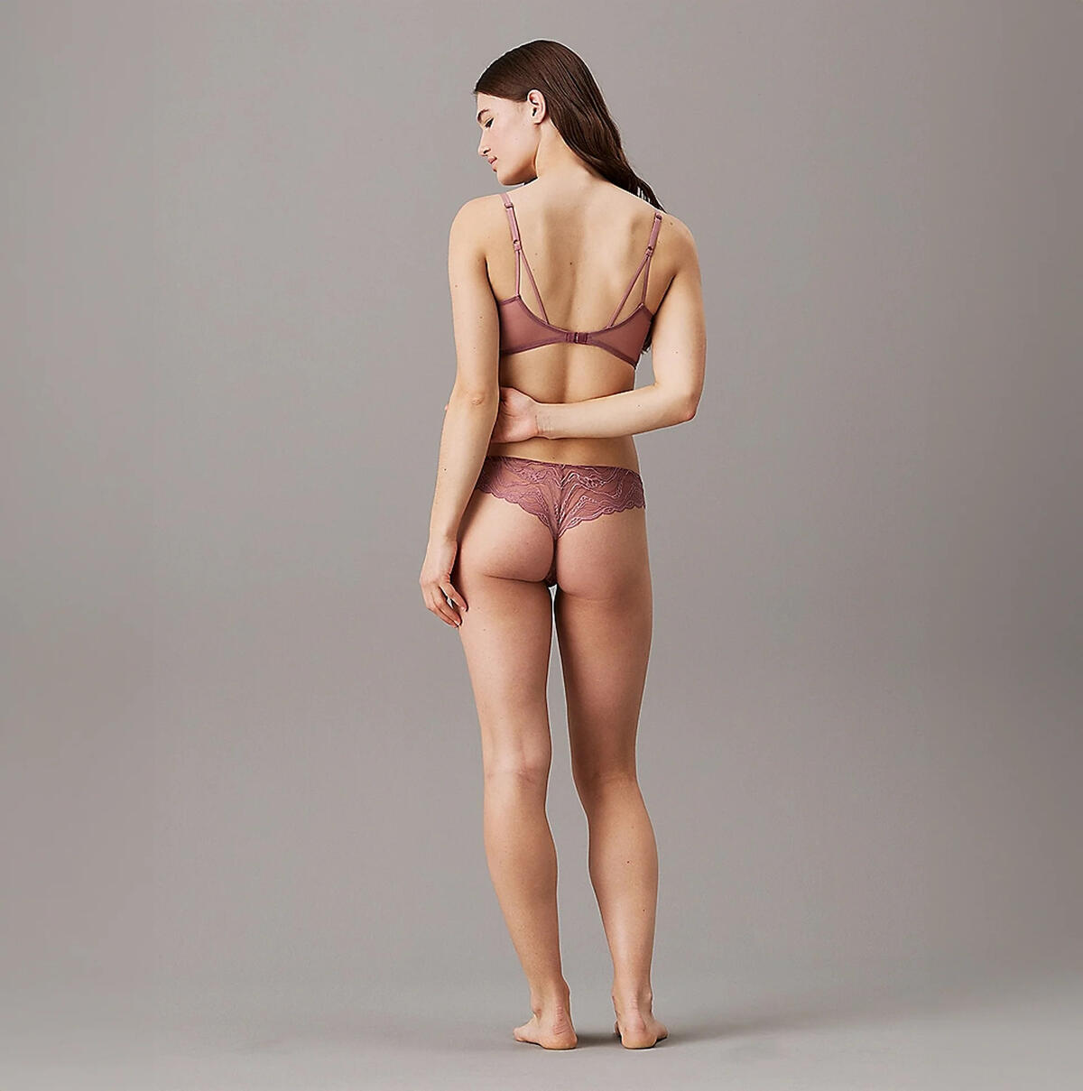 Calvin Klein UNLINED TRIANGLE, LKO Pembe Kadın Bralet