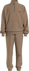Calvin Klein CKJ STACK LOGO HOODE Erkek Kahverengi Hoodie