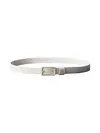 Calvin Klein SQUARE BUCKLE CK LOO Beyaz Deri Kadın Kemer
