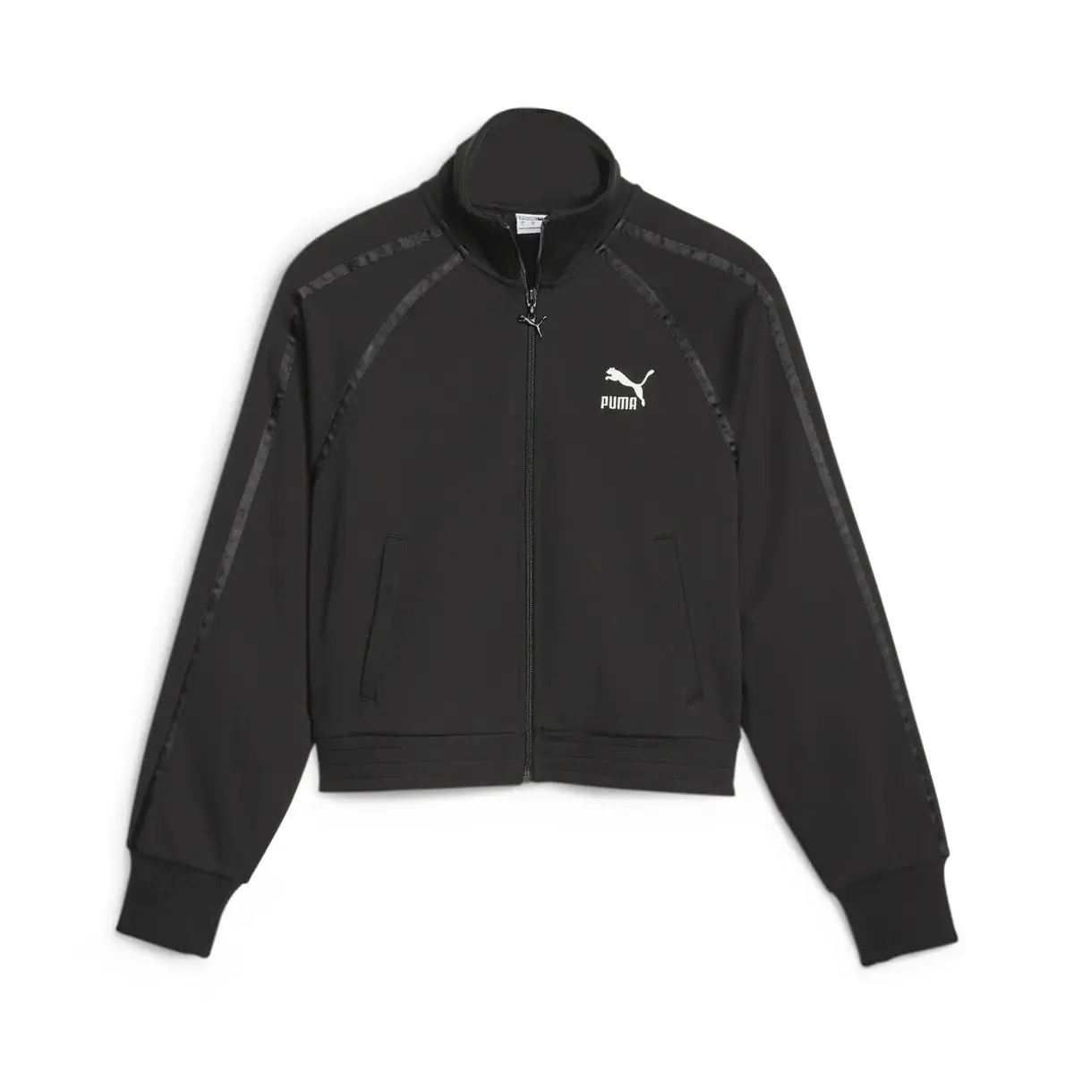 Puma T7 Track Jacket Siyah Kadın Fermuarlı Sweatshirt