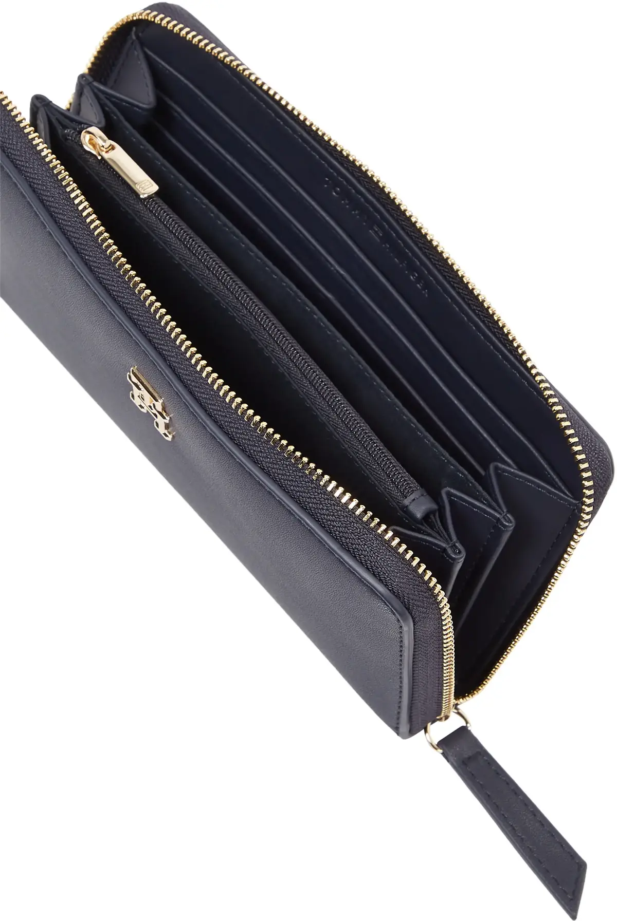 Tommy Hilfiger TH LOGOTAPE LRG ZA, DW6 Siyah Kadın Cüzdan