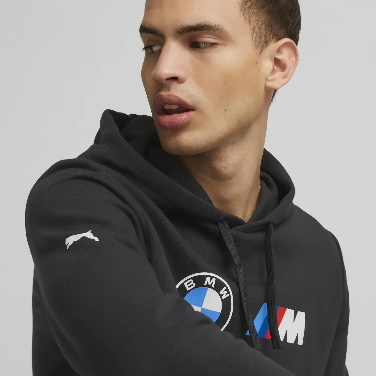 Puma BMW MMS ESS FT Hoodie Siyah Erkek/Unisex Sweat